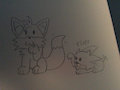 tails kitty and sonic doggo