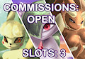 LIMITED COMMISSIONS OPEN (3 SLOTS)