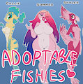 *ADOPTABLES*_Fishy females by Fuf