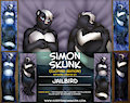 Simon the Skunk Dakimakura by FurryDakimakura
