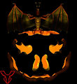 Halloween Deco (picarto.tv channel), Dragon on Halloween Pumpkin(.gif) by Dracorax