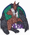 Spiral Bust Badge: Verin