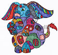 Patchwork Elephant