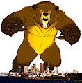 Giant Bear Rampage The City