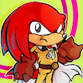 Knuckles as One Punch Man