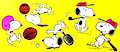 Vintage Snoopy Stickers