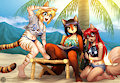 Clarisse, Zoana and Moccha s summertime by ABD