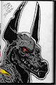 Guardian of the Afterlife (Inktob 2018, Piece 9)