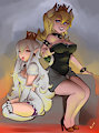 Bowsette and boosette by SynnfulTiger