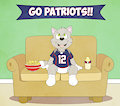 Watching the Pats by tugscarebear