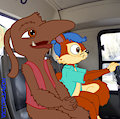 Orm and Victor in real places 2 trolleybus