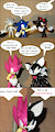 Sonic Rose Comic Strip with figures