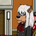 Whitehair portrait 1:  Clothed Version by Yiffox