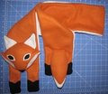 Orange Fox Scarf by DragonGoddess