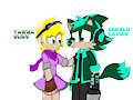 Tawna Elize and Gerald Xavier the HedgeWolf