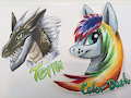 Terra, Color-Dash - Badges