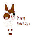Bunny Redesign by BluieTheFoxoid