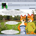 Ask My Characters (Almost) Anything - Fun in bed