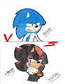 Sonic VS Shadow