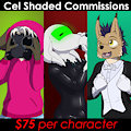 Cel Shaded Commissions (Nov '18)