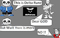 Dear God Delta Rune Meme