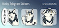 Husky Telegram Stickers