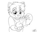 Cheesy poof offering by CuriousFerret