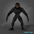 Cinematic 3D Character of Kung Fu Ape – sci-fi Cartoon feature film - USA, Atlanta