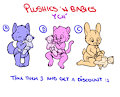 Plushies n babies YCH - Open