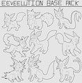 Eeveelution Base Pack by TheLittleShapeshifter