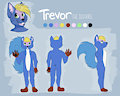 Trevor Reference / Ref Sheet by TrevorBlueSquirrel