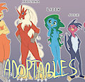 *ADOPTABLES*_Pokebirbs 2/6 by Fuf