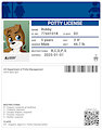 Potty License For Robby