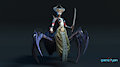 Gaming Low Poly Concept Character – Spider Mistress - Australia, Melbourne