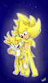 [COMMISSION] Super Sonic and Tails by GottaGoBlastNSFW