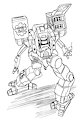 Sketch Comm Nelttab: Catapult 'Splatcat' BattleMech