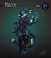 Blue Kobold Adoptable by Bleats