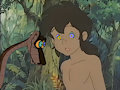 Mowgli shonen and Kaa