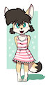 Kaelie in a dress by Aggie