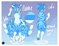$15 Blue Ninetails Adopt OPEN by Icedfoxes