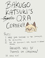 Bakugou's Question Corner!!