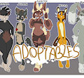 *ADOPTABLES*_Toothy bunch 1/2