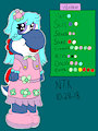 (OC) Willow The Yoshi Reference Sheet With Bio