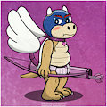 Shade the Reluctant Cupid Koopa