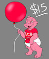 YCH QUICK BUY : baby's big balloon! 15$