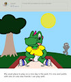 Donnie Ask Corner: Favorite Place to Play Outside by GCtheTreecko