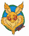 Spiral Style Headshot Badge: Anise the Moth by talakestreal