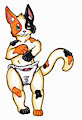 Babyfur Art: Calico Kitty by talakestreal