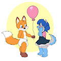 Pretty Balloon For Pretty Puppy - MochaBeans
