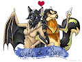 Sable and Bazel Couple's Badge
